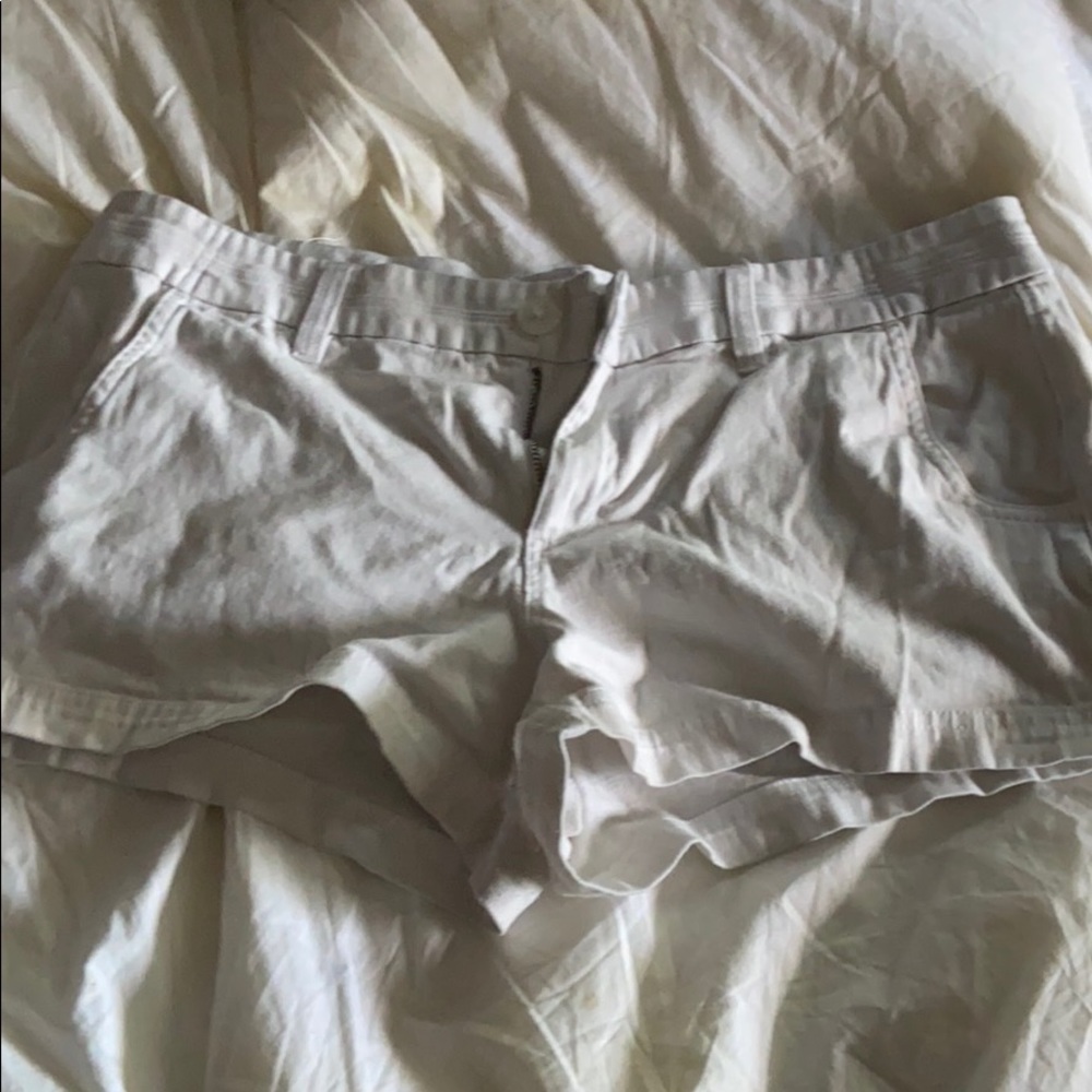 White shorts